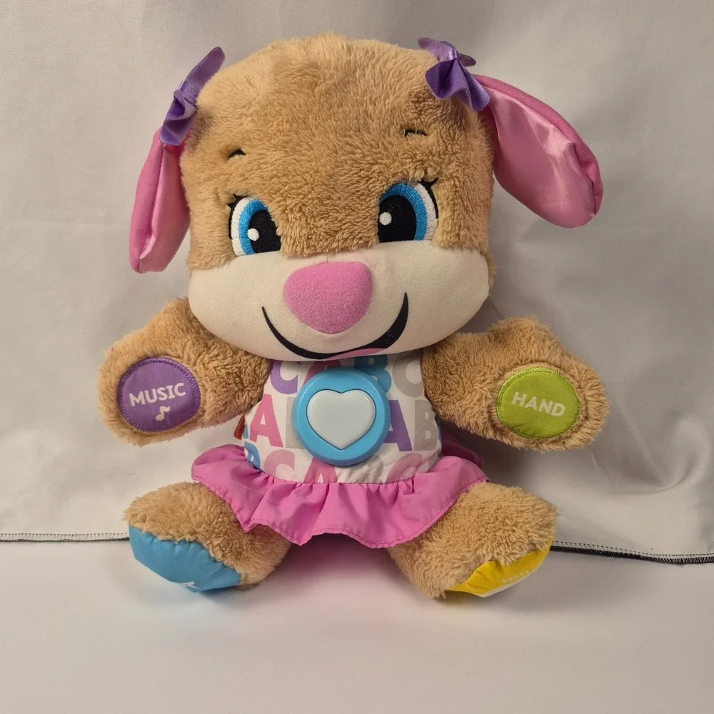 Fisher Price Laugh &‎ Learn Smart Stages Sis Plush ABC Music Lights Toy Puppy